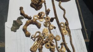 Local Excavation in Karnataka After Gold Find Near Lakkundi, Gadag District